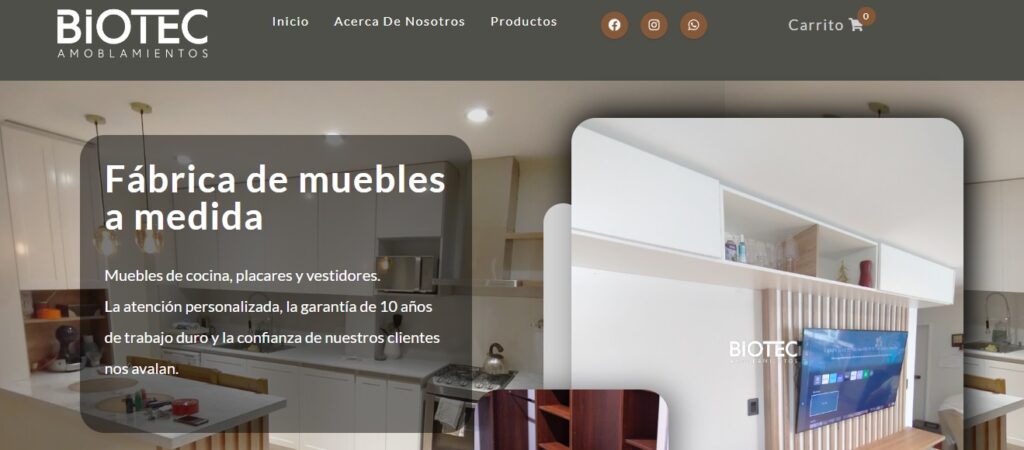 Landing Page para la Empresa Biotec